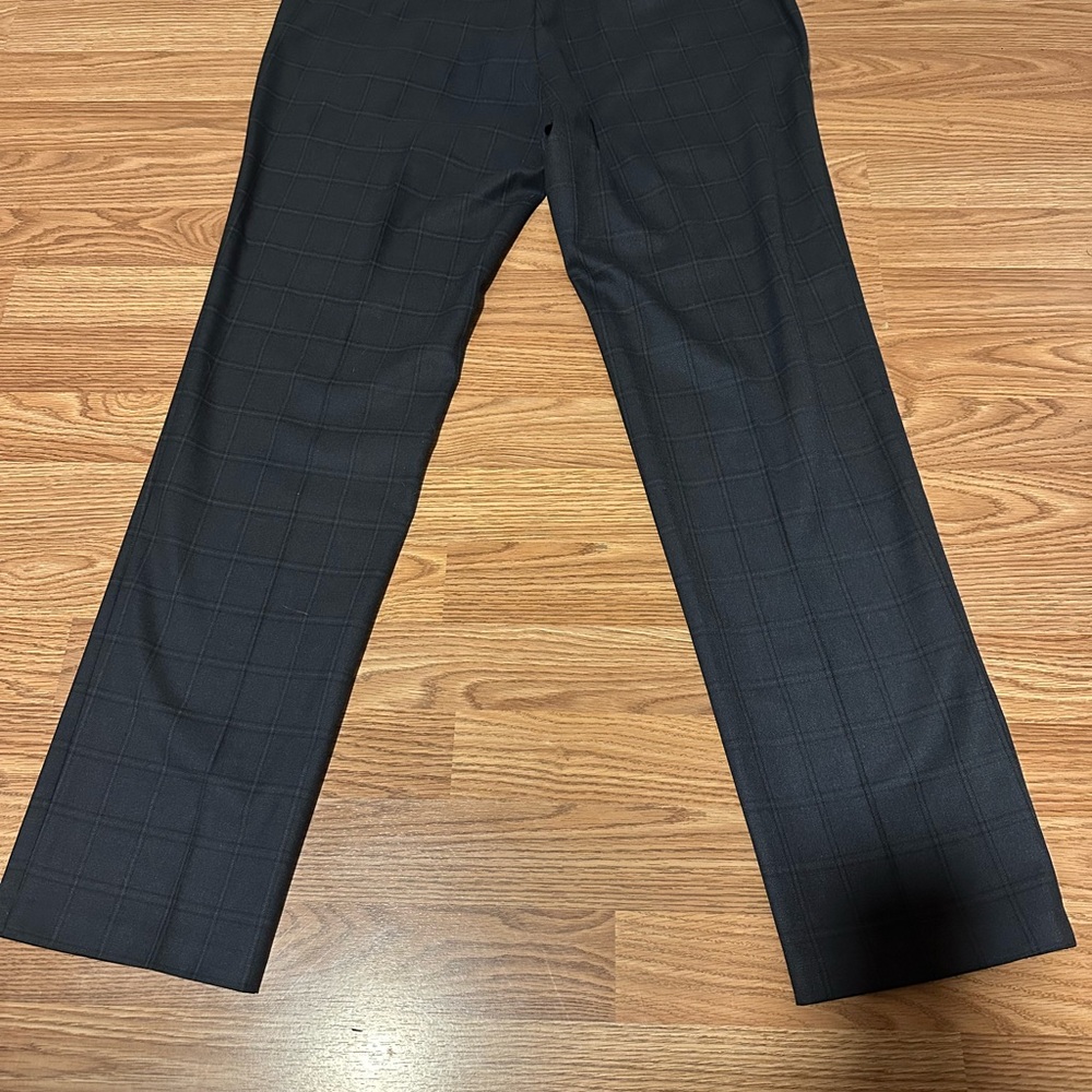 Kenneth Cole Reaction Dark Plaid Pants